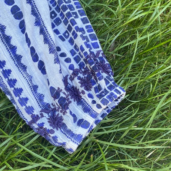 River island blue and white top size 6 - Picture 4 of 7